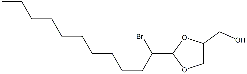 [2-(1-bromoundecyl)-1,3-dioxolan-4-yl]methanol Struktur