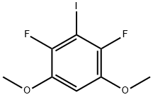 2,4-Difluoro-3-iodo-1,5-dimethoxybenzene Struktur