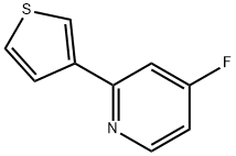 4-Fluoro-2-(3-thienyl)pyridine Struktur