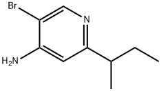 4-Amino-3-bromo-6-(sec-butyl)pyridine Struktur