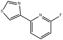 2-Fluoro-6-(thiazol-4-yl)pyridine Struktur