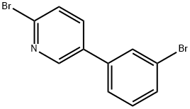 2-BROMO-5-(3-BROMOPHENYL)PYRIDINE Struktur