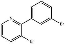 3-Bromo-2-(3-bromophenyl)pyridine Struktur