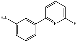 2-Fluoro-6-(3-aminophenyl)pyridine Struktur