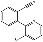 3-Bromo-2-(2-cyanophenyl)pyridine Struktur