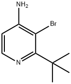 4-Amino-3-bromo-2-(tert-butyl)pyridine Struktur