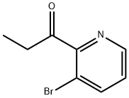 1-Propanone, 1-(3-bromo-2-pyridinyl)- Struktur