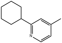 2-Cyclohexyl-4-methylpyridine Struktur