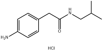 2-(4-aminophenyl)-N-isobutylacetamide Struktur