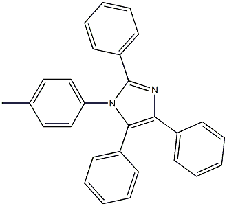 1-(4-methylphenyl)-2,4,5-triphenyl-1H-imidazole Struktur