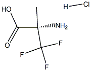 (2R)-2-amino-3,3,3-trifluoro-2-methylpropanoicacidhydrochloride Struktur