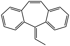 5H-Dibenzo[a,d]cycloheptene, 5-ethylidene- Struktur