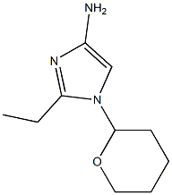 1-(Oxan-2-yl)-2-ethylimidazol-4-amine Struktur