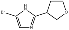 4-Bromo-2-(oxolan-3-yl)-1H-imidazole Struktur