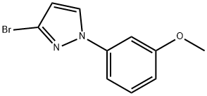 3-Bromo-1-(3-methoxyphenyl)pyrazole Struktur