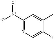 5-fluoro-4-methyl-2-nitropyridine Struktur