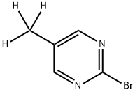 2-Bromo-5-(methyl-d3)-pyrimidine Struktur