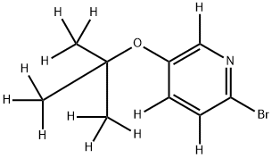 2-Bromo-5-(tert-butoxy)pyridine-d12 Struktur