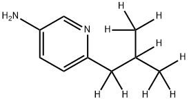 3-Amino-6-(iso-butyl-d9)-pyridine Struktur