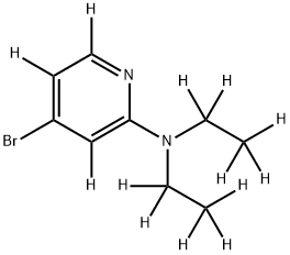 4-Bromo-2-diethylaminopyridine-d13 Struktur