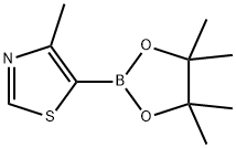 4-METHYLTHIAZOLE-5-BORONIC ACID PINACOL ESTER Struktur