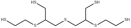 4,8-bis(mercaptomethyl)-3,6,9-trithia-1,11-undecanedithiol Struktur