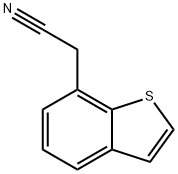 2-(benzo[b]thiophen-7-yl)acetonitrile Struktur