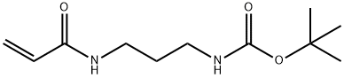 TERT-BUTYL N-[3-(PROP-2-ENAMIDO)PROPYL]CARBAMATE Struktur