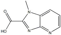 1-methyl-1H-imidazo[4,5-b]pyridine-2-carboxylic acid Struktur