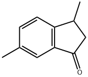 3,6-dimethyl-2,3-dihydro-1H-inden-1-one Struktur