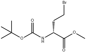 (R)-2-(Boc-amino)-4-bromobutyric acid methyl ester Struktur