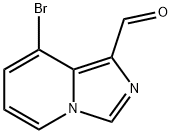 8-bromoimidazo[1,5-a]pyridine-1-carbaldehyde Struktur