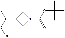 tert-butyl 3-(1-hydroxypropan-2-yl)azetidine-1-carboxylate Struktur