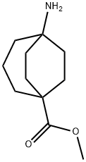 methyl 5-aminobicyclo[3.2.2]nonane-1-carboxylate Struktur