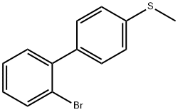 1,1'-Biphenyl, 2-bromo-4'-(methylthio)- Struktur