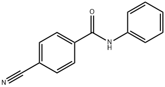 4-cyano-N-phenylbenzamide Struktur