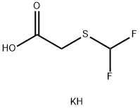 DifluoroMethylthioacetic acid potassiuM salt Struktur