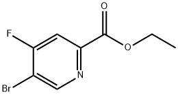 ethyl 5-bromo-4-fluoropicolinate Struktur