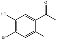 4'-Bromo-2'-fluoro-5'-hydroxyacetophenone Struktur