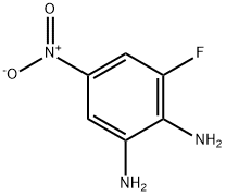 1,2-Benzenediamine, 3-fluoro-5-nitro- Struktur