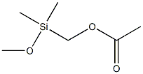 [methoxy(dimethyl)silyl]methyl acetate Struktur