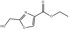 ETHYL 2-(HYDROXYMETHYL)OXAZOLE-4-CARBOXYLATE Struktur