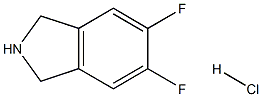 5,6-difluoro-2,3-dihydro-1H-isoindole hydrochloride Struktur