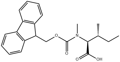 Fmoc-N-methyl-L-alloisoleucine Struktur