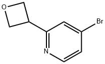 4-bromo-2-(oxetan-3-yl)pyridine Struktur