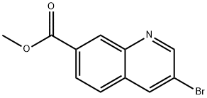 methyl 3-bromoquinoline-7-carboxylate Struktur