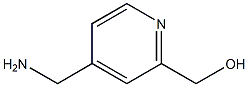 (4-Aminomethyl-pyridin-2-yl)-methanol Struktur