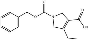 1-[(benzyloxy)carbonyl]-4-ethyl-2,5-dihydro-1H-pyrrole-3-carboxylic acid