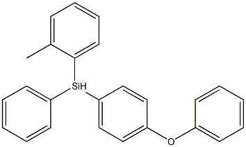 (4-PHENOXYPHENYL)(PHENYL)(O-TOLYL)SILANE Struktur