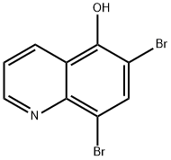 6,8-Dibromoquinolin-5-ol Struktur